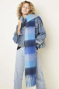 LADIES OVERSIZE WOOLMIX SCARF 005281
