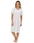 Marlon Harvest Floral 40" Short Sleeve Nightie 44297