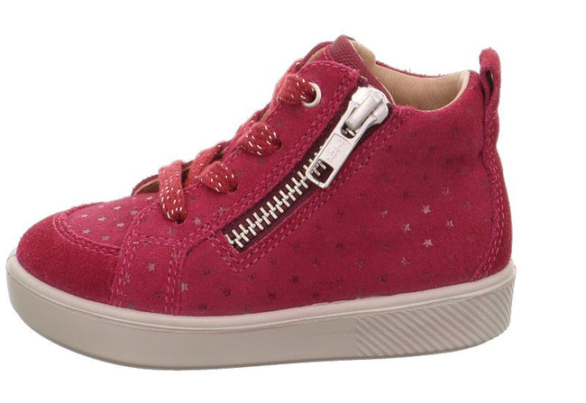 SUPERFIT SUPIES SMALL  GIRLS BOOT LACED ZIP DOT