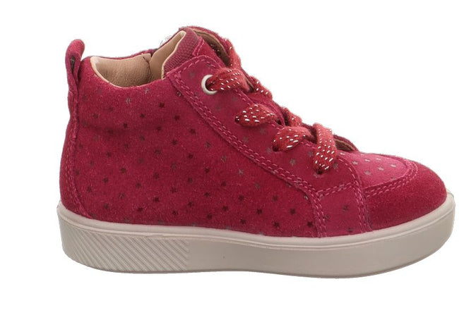 SUPERFIT SUPIES SMALL  GIRLS BOOT LACED ZIP DOT