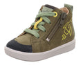 SUPIES JUNIOR BOYS BOOT LACED ZIP ROCKET -GREEN