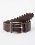 WRANGLER METAL LOOP BELT W0080US0-BROWN