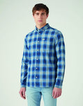 1 POCKET SHIRT 112341056-BLUE CHECK