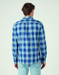 1 POCKET SHIRT 112341056-BLUE CHECK