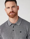 WRANGLER LONG SLEEVE REFINED POLO SHIRT 1123411-BLACK