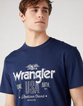 WRANGLER AMERICANA SHORT SLEEVE T-SHIRT 1123411-NAVY