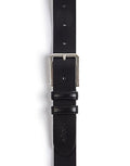 WRANGLER SLIM LEATHER BELT 112344043-BLACK