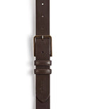 WRANGLER SLIM LEATHER BELT 112344043-BROWN