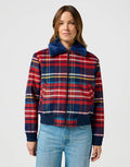 WRANGLER AVIATOR JACKET RED TARTAN 112356508