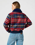 WRANGLER AVIATOR JACKET RED TARTAN 112356508