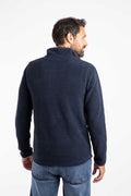WIERD FISH ERRILL 1/2 ZIP TEXTURED FLEECE 18759 / 19085-MIDNIGHT