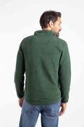 WEIRD FISH ERRILL 1/2 ZIP TEXTURED FLEECE 18759 / 19085-SPRUCE