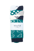 PARADE ECO PATTERNED SOCKS 202958-TEAL