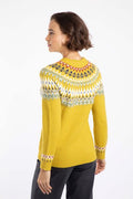 LOWELL FAIR ISLE JUMPER203595-MUSTARD