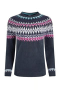 LOWELL FAIR ISLE JUMPER 203595-NAVY