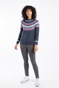 LOWELL FAIR ISLE JUMPER 203595-NAVY