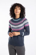 LOWELL FAIR ISLE JUMPER 203595-NAVY