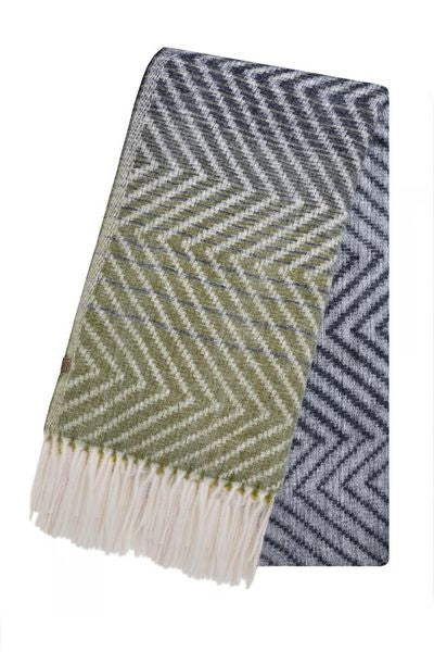 WEIRD FISH JADIDA ECO ZIG ZAG SCARF 202952-MIDNIGHT