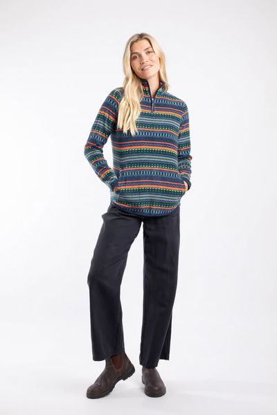 WEIRDCFISH REENA 1/4 ZIP MICRO FLEECE 203606