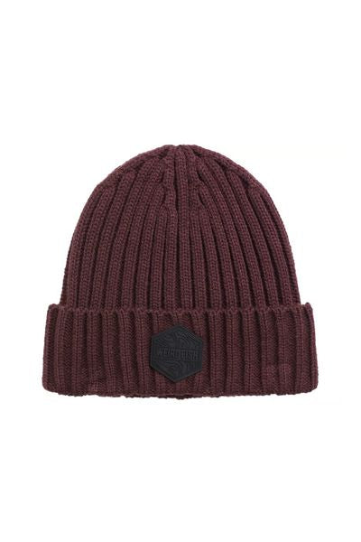 WEIRD FISH MONREITH ECO BEANIE HAT 203683-AUBERGINE