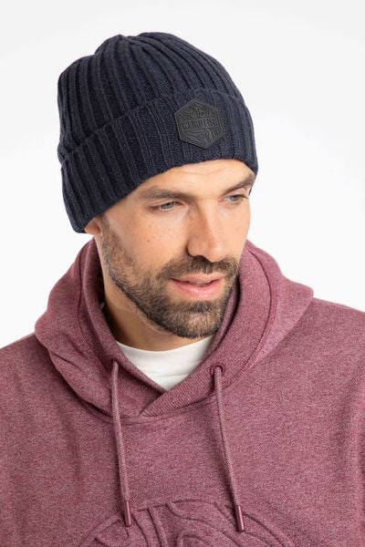 WEIRD FISH MONREITH ECO BEANIE HAT 203683-MIDNIGHT