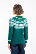 WEIRDFISH LOWELL FAIR ISLE JUMPER 203595-TEAL