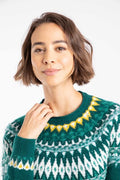 WEIRDFISH LOWELL FAIR ISLE JUMPER 203595-TEAL