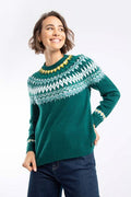 WEIRDFISH LOWELL FAIR ISLE JUMPER 203595-TEAL