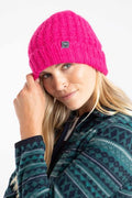 WEIRD FISH CLARE DOUBLE RIB BEANIE HAT 203710-PINK CERISE