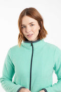 ARIANA GRID FULL ZIP FLEECE 19175-MINT