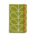 ORLA KIELY SMALL NOTEBOOK - LINEAR STEM OLIVE 149083