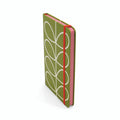 ORLA KIELY SMALL NOTEBOOK - LINEAR STEM OLIVE 149083