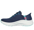 SKECHERS EASY CHIC ARCH FIT SLIP INS 150066-NAVY GREEN