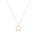 TC STAR CUT OUT PENDANT GOLD 165069