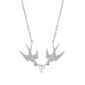 2 SWALLOWS & HEART NECKLACE 174849