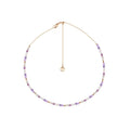 BOUGIE BEADS NECKLACE -VIOLET