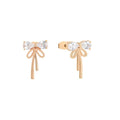 BOW CRYSTAL STUD EARRINGS 180024