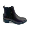 LOW HEEL CHELSEA BOOT ZIP 1983 CREST-BURGANDY