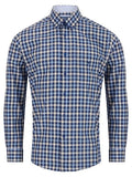 NAVY AND BEIGE CHECK 531-14472-28