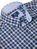 NAVY AND BEIGE CHECK 531-14472-28