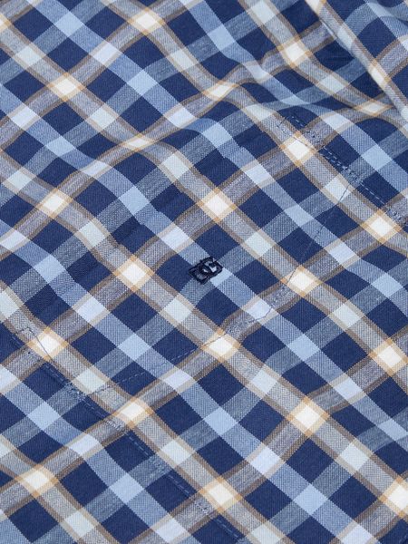 NAVY AND BEIGE CHECK 531-14472-28