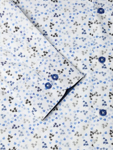WHITE BLUE GREEN GEOMETRIC 531-14496-12