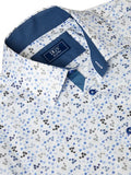 WHITE BLUE GREEN GEOMETRIC 531-14496-12