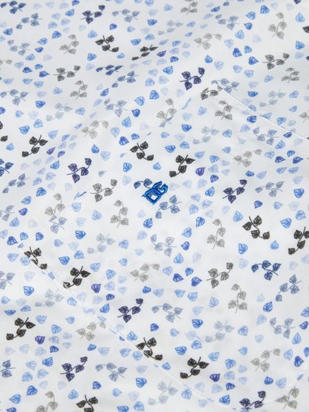 WHITE BLUE GREEN GEOMETRIC 531-14496-12