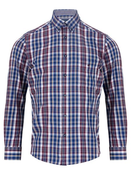 BLUE AND WINE CHECK 531-14576-27