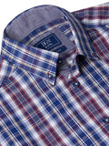 BLUE AND WINE CHECK 531-14576-27