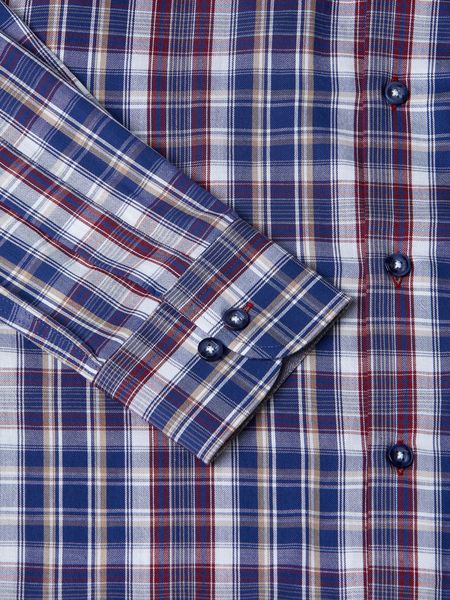 BLUE AND WINE CHECK 531-14576-27