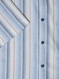 DRIFTERS BLUE TAN STRIPE 161-14783 S/S