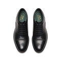 CLARKS CRAFT JAMES CAP-BLACK LEATHER SOLE