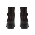 CLARKS WRENN BUCKLE-DARK BROWN